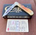 CASE XX 10 DOT SECOND CUT RED STAG JIGGED BONE MINI-COPPERLOCK #R51749L 2010 MIB
