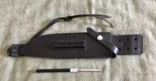 Greg Wall Custom First Blood Style Survival Knife And Sheath NEW