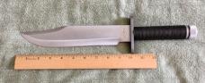 Greg Wall Custom First Blood Style Survival Knife And Sheath NEW