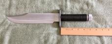 Greg Wall Custom First Blood Style Survival Knife And Sheath NEW