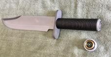 Greg Wall Custom First Blood Style Survival Knife And Sheath NEW