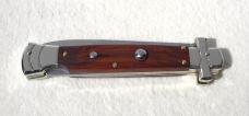 NEW A.G.A. CAMPOLIN 9" MALTESE EXOTIC COCOBOLO WOOD MODIFIED BAYONET BLADE NICKEL SILVER BOLSTERS