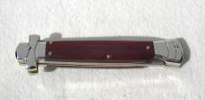 NEW A.G.A. CAMPOLIN 9" MALTESE EXOTIC COCOBOLO WOOD MODIFIED BAYONET BLADE NICKEL SILVER BOLSTERS