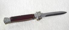 NEW A.G.A. CAMPOLIN 9" MALTESE EXOTIC COCOBOLO WOOD MODIFIED BAYONET BLADE NICKEL SILVER BOLSTERS