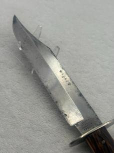 Alfred Williams Vintage EBRO Fixed Blade Knife Made In Sheffield England (#1)