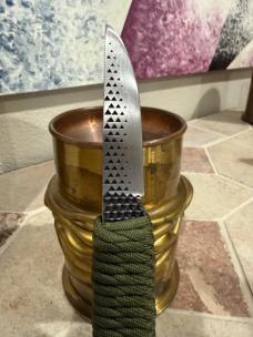 Hand Made Carbon Steel Full Tang Fixed Blade Boot Knife Made from a File