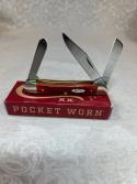 2024 Case Pocket Worn Old Red Bone Jig Medium Stockman #6318 SS