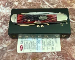 CASE WHARNCLIFF CRIMSON BONE COPPERLOCK KNIFE CCC KNIFE 2012 61549WL SS MIB