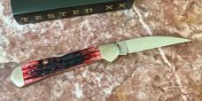 CASE WHARNCLIFF CRIMSON BONE COPPERLOCK KNIFE CCC KNIFE 2012 61549WL SS MIB