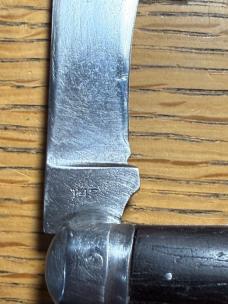 Vintage Hammer Brand Hawkbill Knife #142 Rosewood Handles