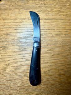 Vintage Hammer Brand Hawkbill Knife #142 Rosewood Handles