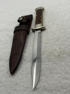 Hugo Koller Vintage Folding Bowie Knife Made In Germany Rare 8