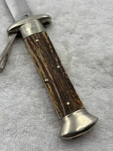 Hugo Koller Vintage Folding Bowie Knife Made In Germany Rare (#8)