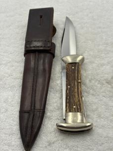 Hugo Koller Vintage Folding Bowie Knife Made In Germany Rare (#8)