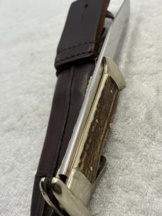 Hugo Koller Vintage Folding Bowie Knife Made In Germany Rare (#8)