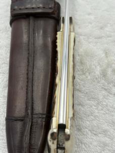 Hugo Koller Vintage Folding Bowie Knife Made In Germany Rare (#8)