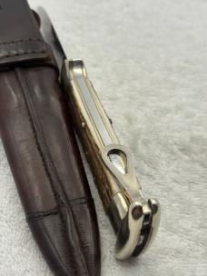 Hugo Koller Vintage Folding Bowie Knife Made In Germany Rare (#8)