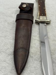 Hugo Koller Vintage Folding Bowie Knife Made In Germany Rare (#8)