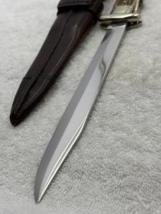 Hugo Koller Vintage Folding Bowie Knife Made In Germany Rare (#8)
