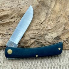 CASE XX KNIFE- SOD BUSTER Jr. - BLACK HANDLES #095 - S/STEEL BLADE - 3 5/8" -201