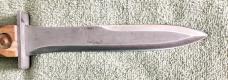 Ek Commando Knife Richmond VA USA Wood Handle Marked "US" Excel. Cond. w/ Sheath