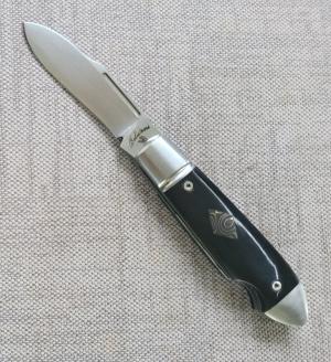 Vincenzo Balistreri Buffalo Horn Bullet Head Easy Open375quotFlutedlAEB-Lfileworkcoaslip