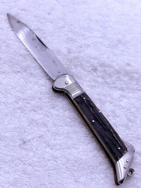 J.S. Holler & Co Vintage 1 Blade Lock Back Folder Made In Germany Rare (#38)