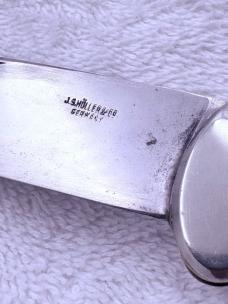 J.S. Holler & Co Vintage 1 Blade Lock Back Folder Made In Germany Rare (#38)