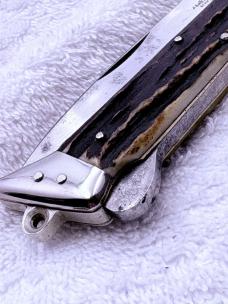 J.S. Holler & Co Vintage 1 Blade Lock Back Folder Made In Germany Rare (#38)