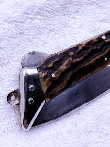 J.S. Holler & Co Vintage 1 Blade Lock Back Folder Made In Germany Rare (#38)