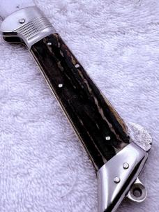 J.S. Holler & Co Vintage 1 Blade Lock Back Folder Made In Germany Rare (#38)