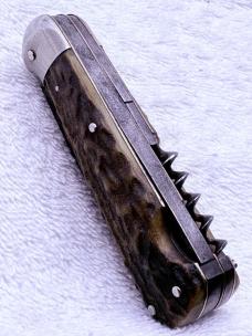 Gebr Jansen Vintage 3 Blade Antique Pocket Knife With Corkscrew Made In Germany (#56)