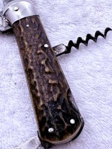 Gebr Jansen Vintage 3 Blade Antique Pocket Knife With Corkscrew Made In Germany (#56)