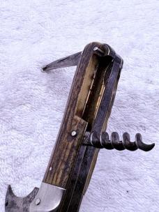 Gebr Jansen Vintage 3 Blade Antique Pocket Knife With Corkscrew Made In Germany (#56)