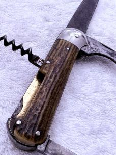 Gebr Jansen Vintage 3 Blade Antique Pocket Knife With Corkscrew Made In Germany (#56)