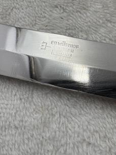 Ed Wusthof Vintage Folding Bowie Knife With Sheath Made In Solingen Germany (#11)