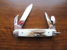 Case XX Elk Horn Stag Junior Scout Knife