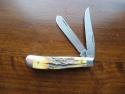 Case XX Stag Damascus Mini Trapper Knife