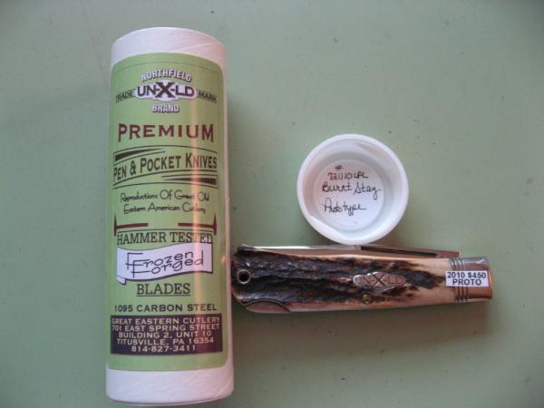 GREAT EASTERN NORTHFIELD 72110LPL MINI LOCKBACK HUNTER BURNT STAG PROTO