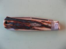 GREAT EASTERN NORTHFIELD 72112LB MINI LOCKBACK HUNTER BURNT STAG 