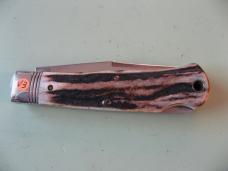 GREAT EASTERN NORTHFIELD 72112LB MINI LOCKBACK HUNTER BURNT STAG 