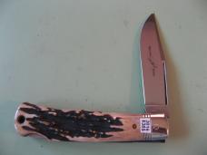 GREAT EASTERN NORTHFIELD 72116LB CODY SCOUT LOCKBACK NATURAL STAG 