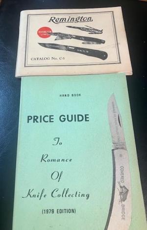2 RARE KNIFE BOOKS OF MINEFERGUSON ROMANCE amp REMINGTON C-5