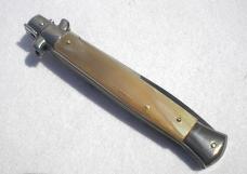 NEW FRANK BELTRAME 11" SWITCHBLADE DAGGER BLADE BRAZILIAN HORN ITALIAN STILETTO