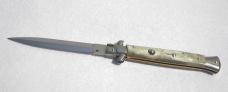 NEW FRANK BELTRAME 11" SWITCHBLADE DAGGER BLADE BRAZILIAN HORN ITALIAN STILETTO