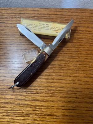 SCHRADE NY USA 204 quotELECTRICIANSquot KNIFE amp SW204 TUBEBOX