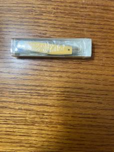 CIRCA 2005 SCHRADE WALDEN NY USA SWA834Y POCKET KNIFE (CAMILLUS) NEVER OPENED STILL SEALED IN TUBE