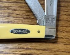 CIRCA 2005 SCHRADE WALDEN NY USA SWA293Y POCKET KNIFE (CAMILLUS) NOS WITH VIEW TUBE