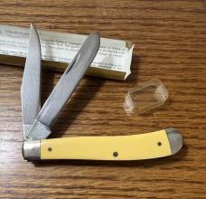 CIRCA 2005 SCHRADE WALDEN NY USA SWA293Y POCKET KNIFE (CAMILLUS) NOS WITH VIEW TUBE