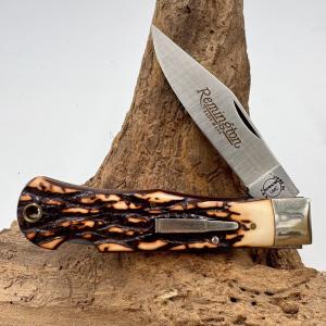 REMINGTON UMC USA DELRIN BULLET TRAPPER KNIFE 1990 R1306 LOCKBACK W Box